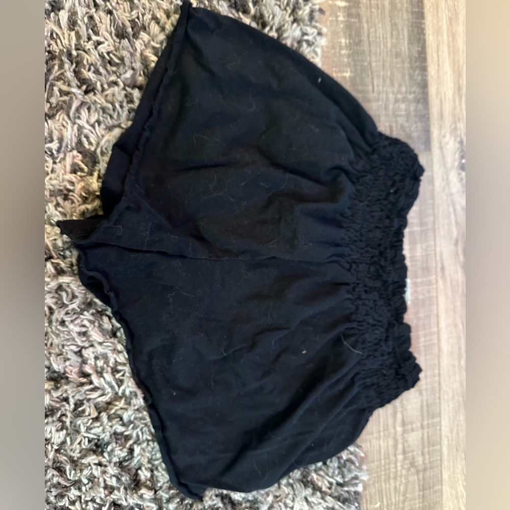 Black Fringe shorts